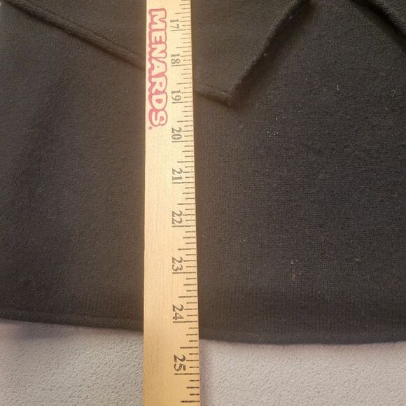 J Crew Black Cashmere Sweater Size Medium - Picture 3 of 5